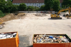 19. Juni 2020:  Vom alten Feuerwehrhaus ist nichts mehr zu sehen.