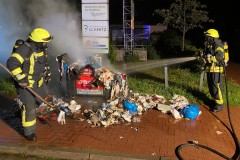 Löscharbeiten unter Atemschutz