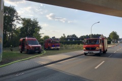 Einsatzkräfte vor Ort.