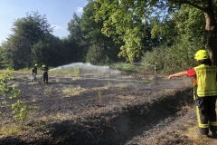 Löscharbeiten.