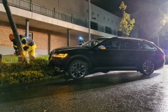 Zweiter Verkehrsunfall im Rückstau.