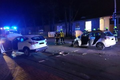 Verkehrsunfall zwischen zwei PKW auf der Lindhooper Straße