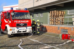 Ein Löscheinsatz wird vorbereitet.
