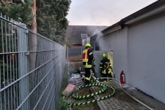 Löscharbeiten.