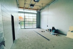 11.12.2021 - Blick in die künftige Waschhalle.