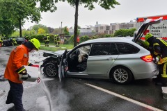 Auslaufende Betriebsstoffe mussten aufgenommen werden.