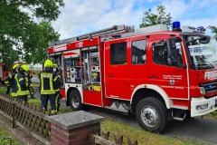 Einsatzkräfte vor Ort