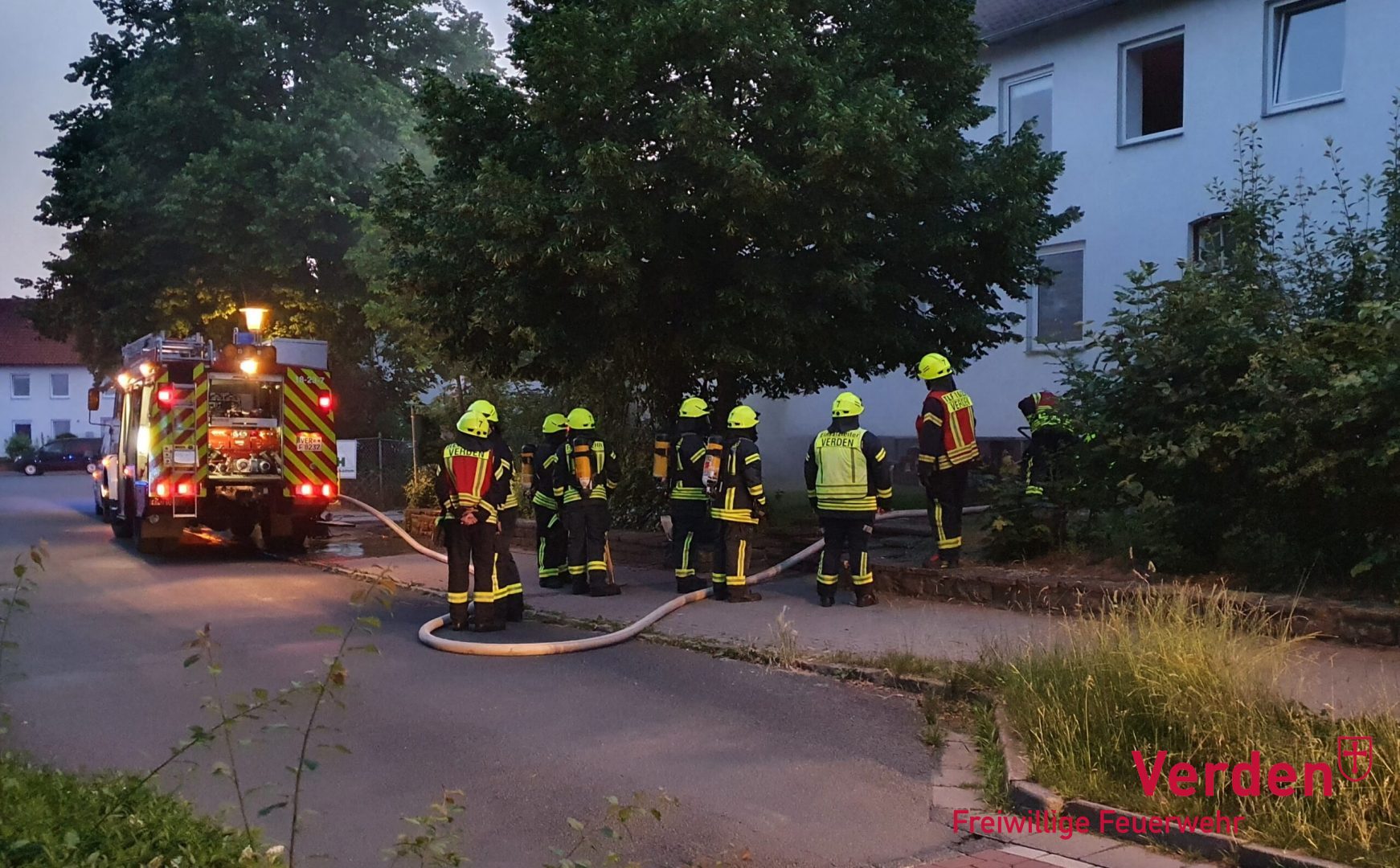 Am Samstagabend kam es zu einem Kellerbrand in der Jahnstraße.