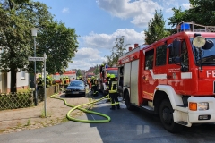 Einsatzkräfte vor Ort.