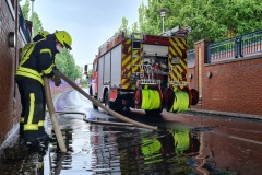 Zum wiederholtem Male in diesem Jahr musste die Feuerwehr den Ysotunnel abpumpen.