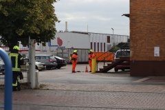 Einsatzmaßnahmen vor Ort.