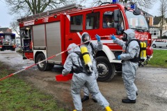 Verdächtige Postsendungen erforderten den Einsatz von Polizei, Feuerwehr, THW  und Rettungsdienst.