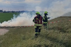 Erkundung durch die Einsatzkräfte.