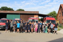 Gruppenfoto der Fahrtteilnehmer.