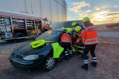 Ausbildungsdienst mit dem Rettungsdienst des DRK.