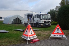 Behandlungsplatz des DRK.