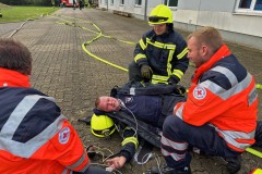 Übungslage Atemschutznotfall.