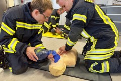 Erste Hilfe-Ausbildung speziell für Einsatzkräfte der Feuerwehr.