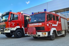 „Alt“ gegen „Neu“: Das LF 10 (Links) im Vergleich zum Vorgänger dem LF 8.