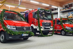 Drei neue Einsatzfahrzeuge wurden der Ortsfeuerwehr Verden übergeben.