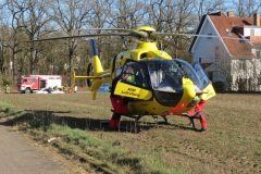 Auch der Rettungshubschrauber Christoph 6 war im Einsatz.