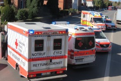 Rettungsdienst vor Ort.