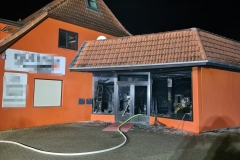 Das Brandobjekt.