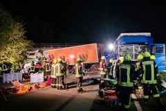 Überblick über die Einsatzstelle.