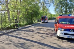 Nachlöscharbeiten am Niedersachsenring.
