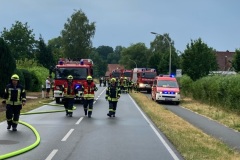 Einsatzkräfte vor Ort.