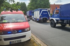 Auch das THW wurde benötigt.