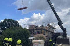 Vorbereitung für die Rettung mit dem Kran.