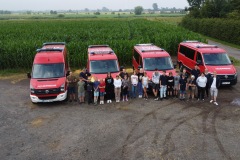 Gruppenfoto der Fahrtteilnehmer.