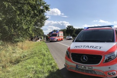 Der Rettungsdienst versorgte die Insassen.