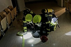 Menschenrettung unter Atemschutz.