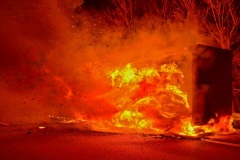Situation beim Eintreffen der Feuerwehr.