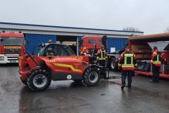 Unterstützung bekamen die Verdener Kräfte aus dem Landkreis Nienburg