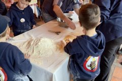 Selbstgemachte Pasta aus frischen Zutaten.