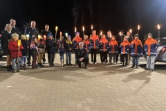Verabschiedung von Kinderfeuerwehrwart Wilfried Mesenbrink.
