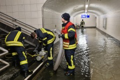 Zum wiederholtem Male sorgte der Tunnel im Bahnhof für einen Feuerwehreinsatz.