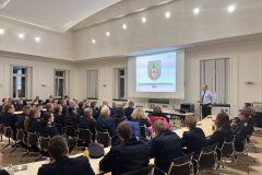 Gemeinsamer Rückblick auf das Jahr 2023 mit Vertretern aus Rat und Verwaltung sowie den acht Ortsfeuerwehren.