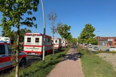 Rettungsdienst vor Ort.