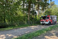 Einsatzfahrzeug vor Ort.