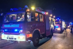 Einsatzkräfte in der Moorstraße. Einsatzkräfte in der Moorstraße.