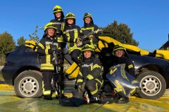 Thementag Verkehrsunfallrettung bei den Waller Feuerwehrfrauen.