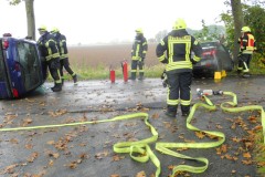 Übungslage Verkehrsunfall.