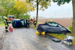 Übungslage Verkehrsunfall.