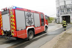 Übungslage Menschenrettung nach Verpuffung.