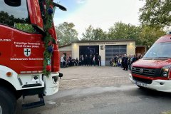 Feierliche Fahrzeugübergabe an die Ortsfeuerwehr Scharnhorst.