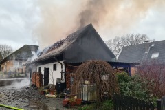 Brand eines Gebäudes in Kirchlinteln.